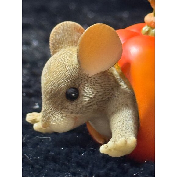 Fitz & Floyd Charming Tails Pumpkin Surprise Figurine Collectible 85/106 - Picture 4 of 9